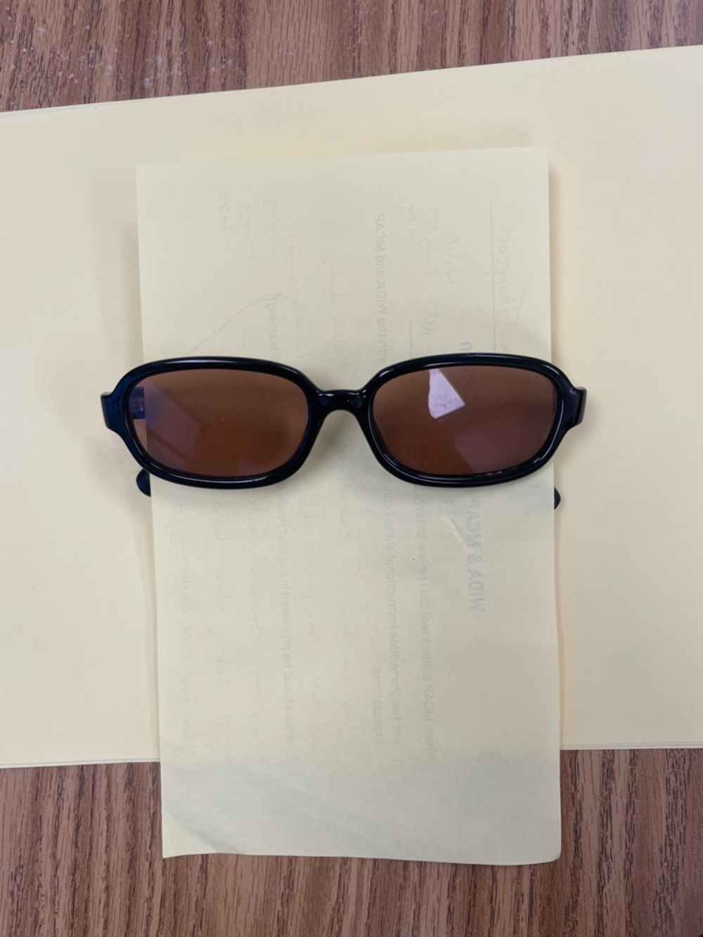 Quay Australia navy frame sunglasses with brown lenses